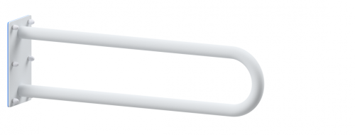 Poręcz łukowa stała 60 cm Ø32 BIAŁA