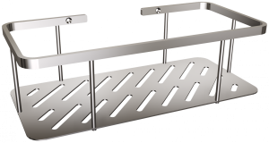 Kosz łazienkowy wiszący prostokątny Stal nierdzewna