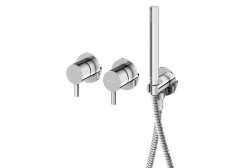 Bateria wannowo - prysznicowa z dwoma wyjściami Kohlman AXEL QW260A CHROM