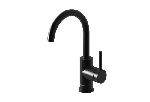 Bateria umywalkowa z obrotową wylewką Axel BLACK QB150AB