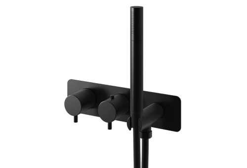 Bateria wannowa z termostatem Axel BLACK QW265AB