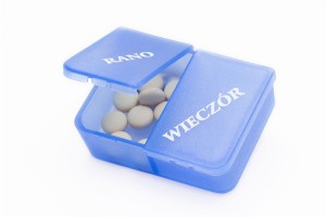 Kasetka jednodniowa na 2 pory dnia 1/2 Folia