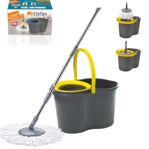 Elefan LEMO Mop Obrotowy Komplet Kolor Czarny