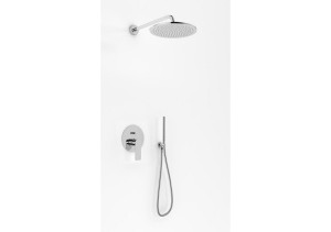 Zestaw prysznicowy z deszczownicą 40cm i słuchawką Proxima QW210PR40