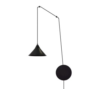 Lampa wisząca Emibig ABRAMO 1 1x15 W czarna 