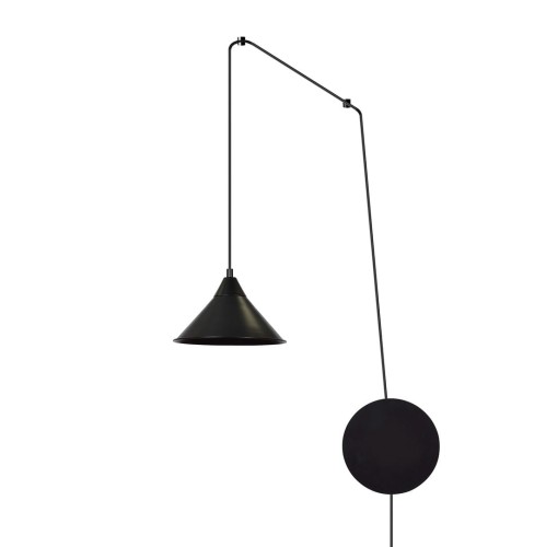 Lampa wisząca Emibig ABRAMO 1 1x15 W czarna 