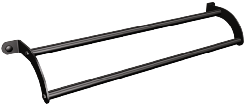 Wieszak 2-rurkowy TECHNIC czarny 302/NG