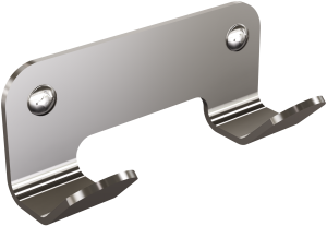 Wieszak łazienkowy 2-hakowy INOX polerowany ANDEX TECHNIC