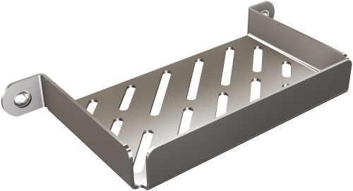 Mydelniczka naścienna ażurowa mała ze stali nierdzewnej Połysk