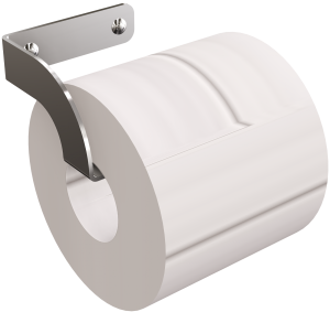 Wieszak na papier toaletowy ze stali nierdzewnej polerowanej
