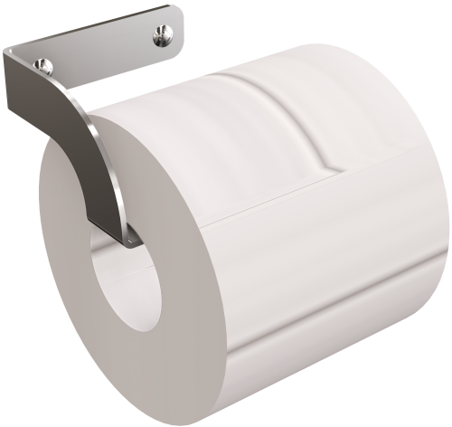Wieszak na papier toaletowy ze stali nierdzewnej polerowanej