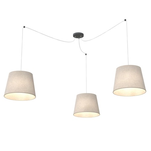 Lampa wisząca ASCOT 3 BEIGE