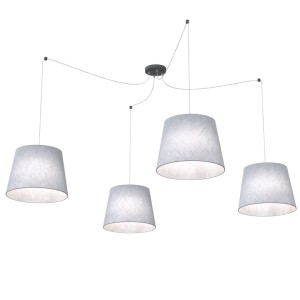 Lampa wisząca ASCOT 4 GRAY