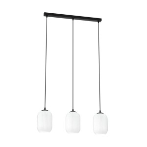 Lampa wisząca VERDI 3 BL OPAL