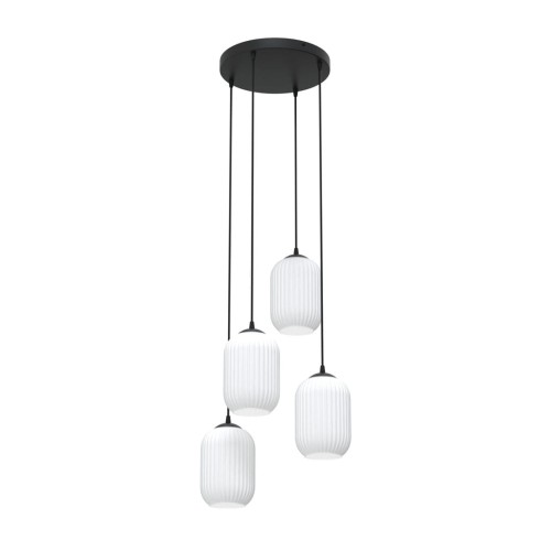 Lampa wisząca VERDI 4PREM BL OPAL
