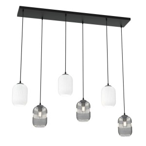 Lampa wisząca VERDI 6 BL MIX