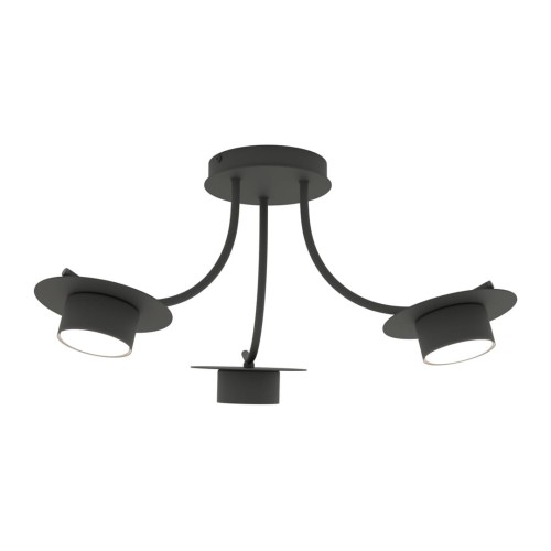 Lampa sufitowa ENSO 3 BL Czarna