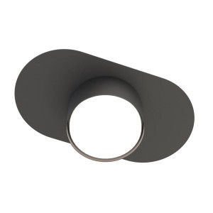 Lampa sufitowa 1xGX53 Czarna STILO 1 BL