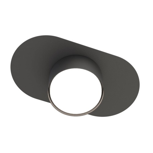Lampa sufitowa 1xGX53 Czarna STILO 1 BL