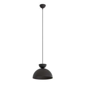 Lampa wisząca 1x12W LUNARO 1S BL Czarna