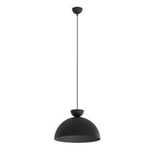 Lampa wisząca 1x12W LUNARO 1L BL Czarna