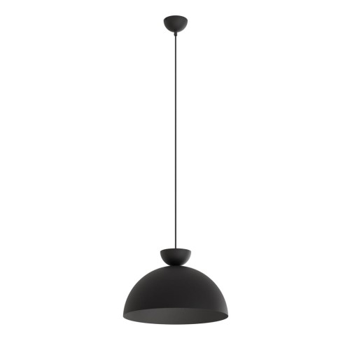 Lampa wisząca 1x12W LUNARO 1L BL Czarna