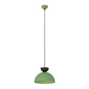 Lampa wisząca 1x12W LUNARO 1S BL Zielona