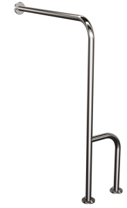 Uchwyt ścienno-podłogowy prawy 700 X 800 cm stal nierdzewna