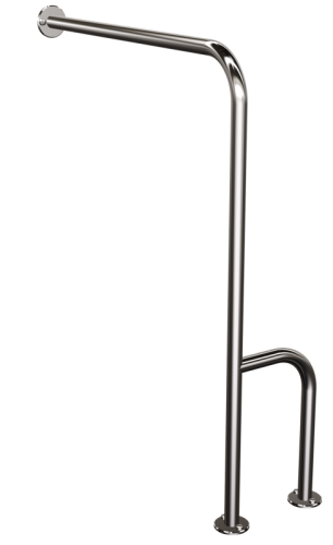 Uchwyt ścienno-podłogowy prawy 700 X 800 cm stal nierdzewna