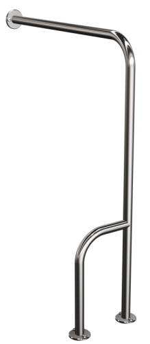 Uchwyt ścienno-podłogowy lewy 700 X 800 cm stal nierdzewna