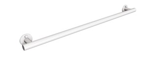 Uchwyt prysznicowy ANDEX dla osób starszych i niepełnosprawnych 76,5 cm stal nierdzewna BIAŁY