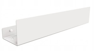 Półka pod prysznic Andex 50 cm stal nierdzewna Biała