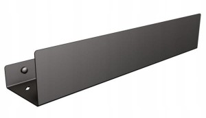 Półka pod prysznic Andex 60 cm stal nierdzewna Czarna