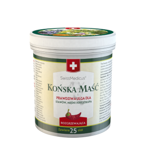 Szwajcarska KOŃSKA MAŚĆ rozgrzewająca SwissMedicus 150ml