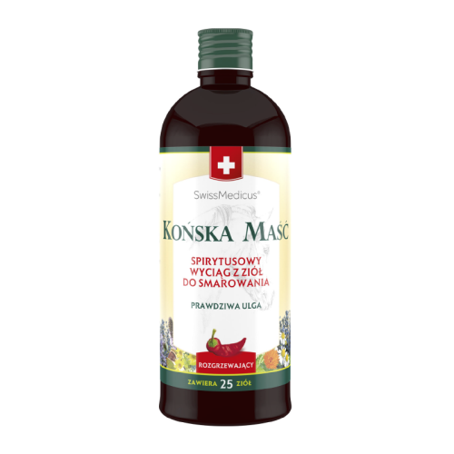 Spirytusowy Wyciąg Rozgrzewający do Smarowania SwissMedicus 400ml
