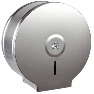 Podajnik Stalowy do Papieru Toaletowego Jumbo Matowy 