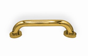 Uchwyt łazienkowy stalowy prosty BD2508 ZŁOTY 50 cm