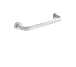 Uchwyt łazienkowy stalowy prosty BD2508S2 BIAŁY 60 cm