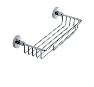 Koszyk Stella 35x14x7 na rozetach / chrom