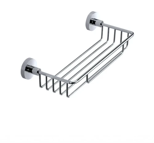 Koszyk Stella 35x14x7 na rozetach / chrom