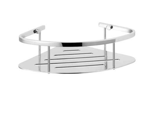 Koszyk Stella półka narożna 20x20x7 / stal polerowana