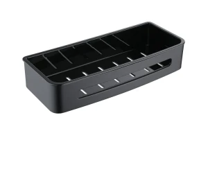 Koszyk Stella 29x12x5,5 / czarny mat / wkład z tworzywa czarny