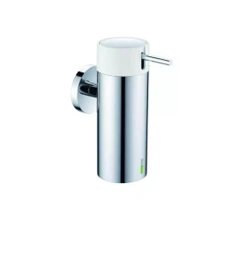 Dozownik Stella do mydła w płynie 0,15L / stal polerowana / pompka biała + stal poler