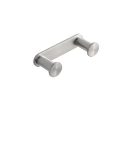 Listwa szeroka Stella - 2 haczyki na ręczniki / mosiądz stal szczotkowana