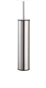Szczotka WC Stella wolnostojąca wysoka / stal szczotkowana
