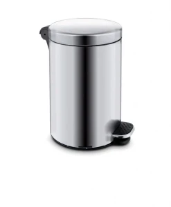Kosz pedałowy Stella BUDGET okrągły 5 L / stal satyna