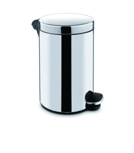 Kosz pedałowy Stella BUDGET okrągły 5 L / stal polerowana