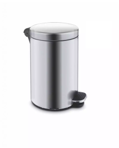 Kosz pedałowy Stella BUDGET okrągły 5 L / podwyższona niepalność / satyna