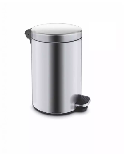 Kosz pedałowy Stella BUDGET okrągły 5 L / podwyższona niepalność / satyna