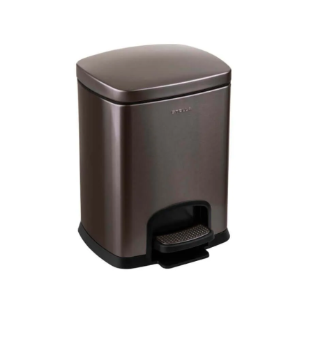 Kosz pedałowy Stella PREMIUM prostokątny 8 L, soft close / grafit metalik